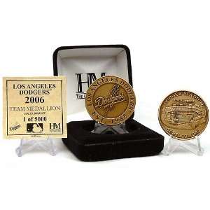  Highland Mint Los Angeles Dodgers Bronze Coin Sports 