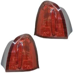  98 99 00 01 02 Lincoln Town Car Taillight Taillamp Pair 