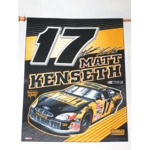  MATT KENSETH #17 NASCAR Weather Resistant 27 by 37 