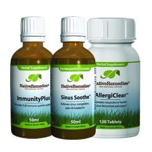 Native Remedies Ultra Pack (Sinus Soothe 50 ml, Immunityplus 50 ml 