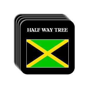  Jamaica   HALF WAY TREE Set of 4 Mini Mousepad Coasters 