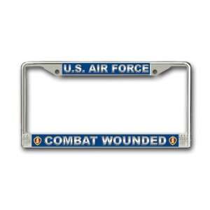  US Air Force Combat Wounded Purple Heart License Plate 