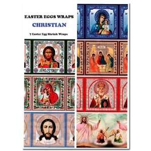  Christian Easter Egg Wraps, Egg Wraps, Shrink Wraps 