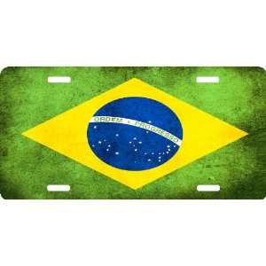  Rikki KnightTM Brazil Flag Cool Novelty License Plate 