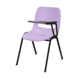  Lavender Tablet Arm Chair Desk with Left Side Tablet 