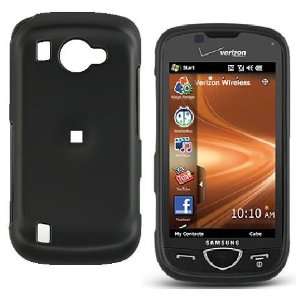  Samsung Omnia 2 I920 Crystal Rubber Phone Cover Case Black (Verizon 