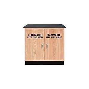  SafeOne Wood Flammable Liquid Storage Cabinet Toys 