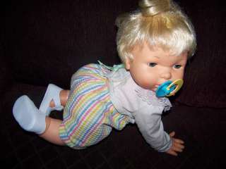   TOY CRAWLING OOPSIE DAISY DOLL LIFELIKE 18 TALKING/ JOINTED  