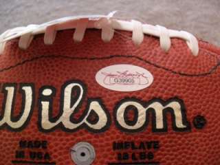 JIM KELLY Signed Wilson Official Game Football JSA  