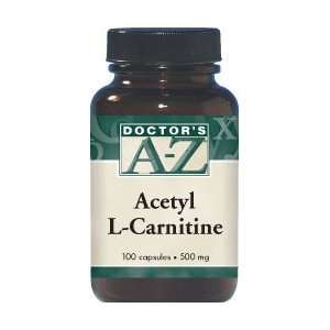  Acetyl L Carnitine 500 mg 100 Caps by Doctors A Z Health 