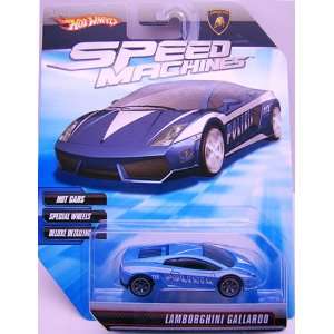 Hot Wheels Speed Machines Lamborghini Gallardo Polizia BLUE 164 Scale