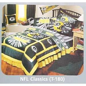 Sportszone NFL Green Bay Packers Twin Bedding Comforter and Sheet Set 
