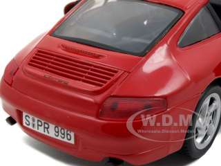 1997 PORSCHE 911 CARRERA RED 124 DIECAST MODEL CAR  