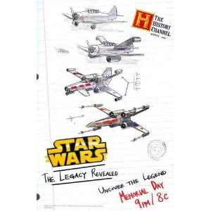  Star Wars The Legacy Revealed X Wing, WWII Figher, Death Star 