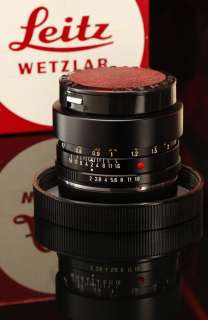 Leica Leitz Leicaflex Summicron R 50mm f/2 Standard Lens R 11228 12 