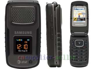 New Samsung Rugby A837 3G GPS AT&T Black Cell Phone 635753473223 