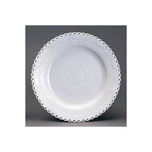   Royal Copenhagen White Full Lace Buffet Dinner Plate