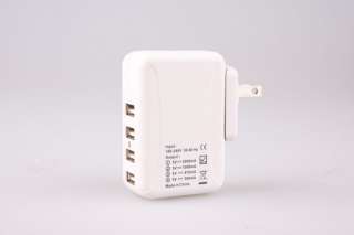ioncell Four USB Charger for iPad 2, iPhone Mobile 2A  