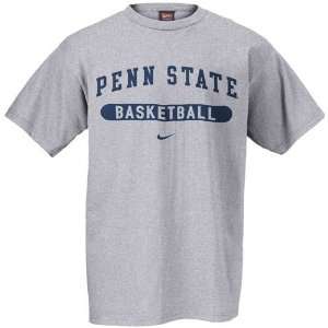 Nike Penn State Nittany Lions Ash Basketball T shirt  