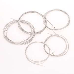  Set of 5 Steel Strings for 5 String Bass Guitar Musical Instruments