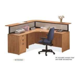   Office Furniture PLB11 B Reception L Shaped Desk Suite Office