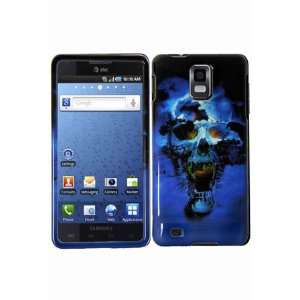  Samsung i997 Infuse 4G Graphic Case   Blue Skull (Free 