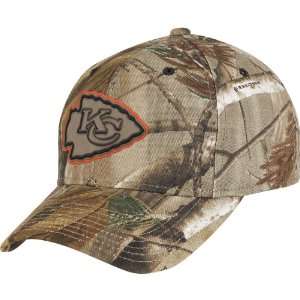 Reebok Kansas City Chiefs Realtree Camo Structured Hat Adjustable 