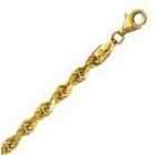 thick, gold plated rope chain necklace. Available in your choice of 18 
