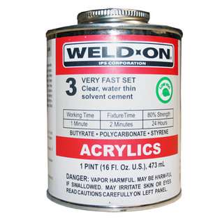Weld On 3 Acrylic Adhesive   Pint  IPS   Weld on Tool Catalog 