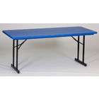 Correll R3072TL 27 T Leg Plastic Folding Table   Blue