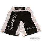  ProForce Gladiator Ultra MMA Board Shorts   Black w/White   36 waist