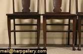 Set of 10 Arts & Crafts Mission Oak Dining Chairs  