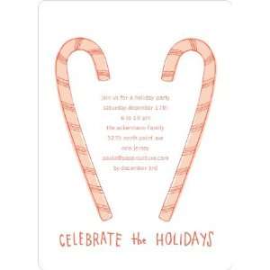  Candy Cane Celebration Holiday Invitation Health 
