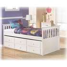 Famous Brand LULUWhite TWIN DRAWER BOX BY Famous Brand