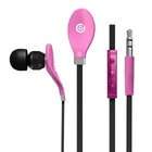 Dexim iGroove Earbud with Remote and Mic for iPod/iPhone/iPad   Pink