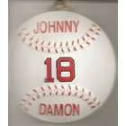 Forever Collectibles Johnny Damon Boston Red Sox Baseball Christmas 