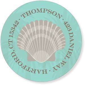  Noteworthy Collections   Address Labels (Scallop Palm 