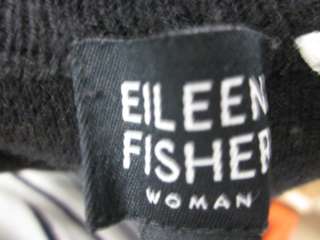 EILEEN FISHER Black Stretch Wool Pants Slacks Sz 3X P  