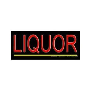  Liquor Neon Sign 10 x 24