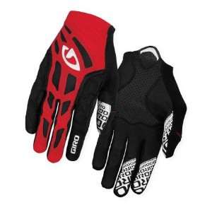  Giro Rivet Full Finger Cycling Gloves Black / Red L 