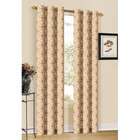 DR International Orleans Embroidered Faux Silk Lined Panel in Gold