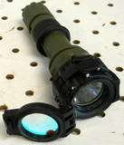 Surefire Flashlight With IR Red FIlter MIlitary Green Weaponlight 