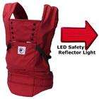 Ergo Baby BCSP610 Red Sport Carrier with LED Safety Reflector Light