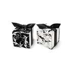 Reversible Black & White Flourish Favor Boxes