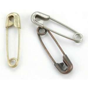  Creative Impressions Mini Safety Pins 50/Package Antique 