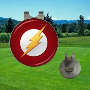 FLASH Superhero Golf Ball Marker Hat Clip Great Gift  
