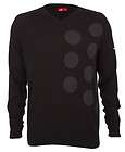 puma golf men s intarsia sweater black new 