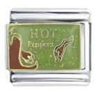 Pugster Red Hot Peppers Food Beverages Italian Charms Bracelet Link