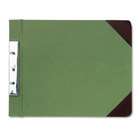    26 Canvas Sectional Post Binder, 8 1/2 X 11, 2 3/4 Center, Green/red