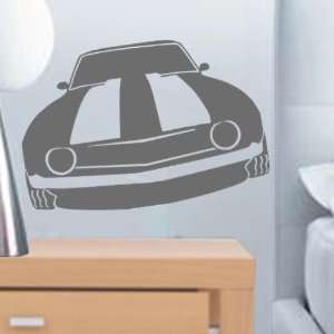  Grey 21 Muscle Car Front Wall Decal